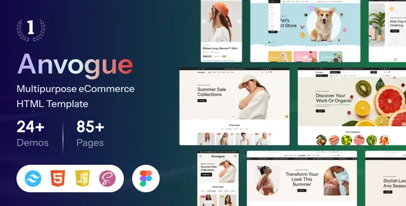 Anvogue – Multipurpose eCommerce HTML Template