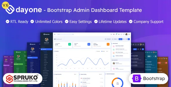 Dayone – HTML Bootstrap Admin Dashboard Template