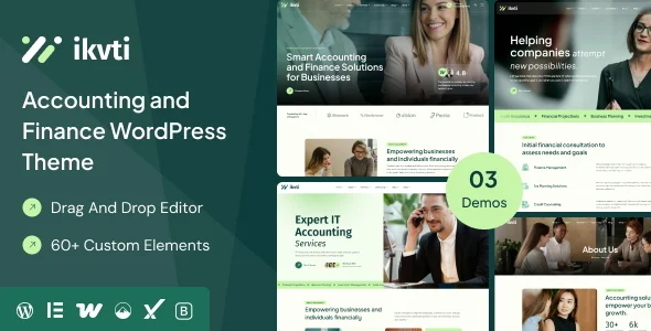 Ikvti – Accounting and Finance WordPress Theme
