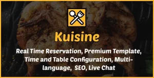 Kuisine – Restaurant Table Booking & Menu Management