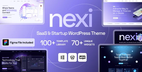 Nexi – SaaS & Technology WordPress Theme