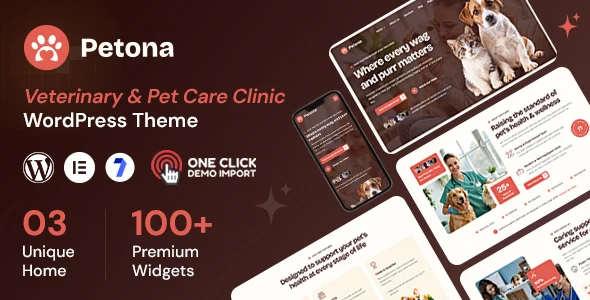 Petona – Pet Care WordPress Theme