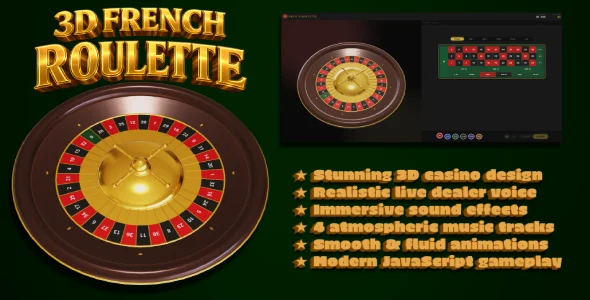 3D Roulette (European/French Roulette)