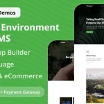 Ecozone – Ecology & Environment Laravel CMS With Live Page Builder