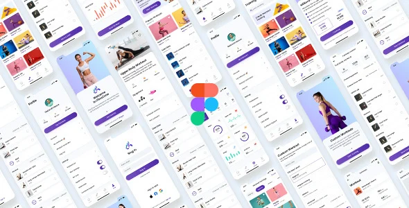 FitooZone – Fitness App UI Kit for Figma