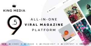 King Media – AI Viral News Video Magazine SaaS