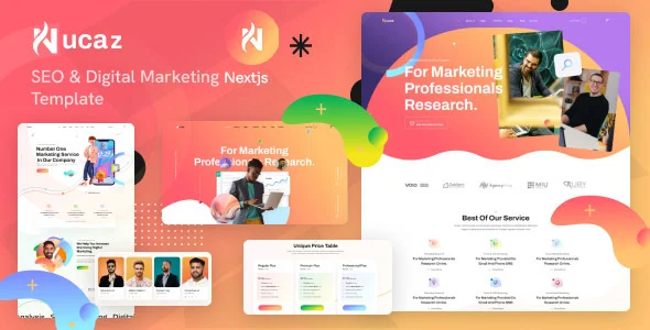 Nucaz – SEO & Digital Marketing Nextjs Template