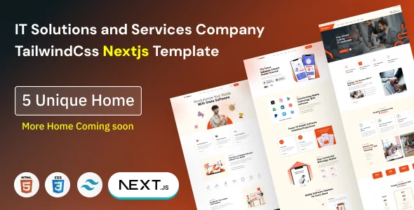 Sobtech – IT Solutions and Services Company Nextjs TailwindCss Template