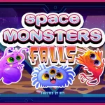 Space Monsters Falls – HTML5 Game Template