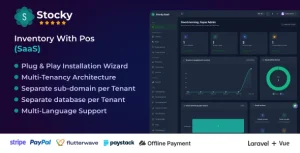 Stocky SaaS – POS & Inventory Management | ERP, HRM, WooCommerce & Online Store