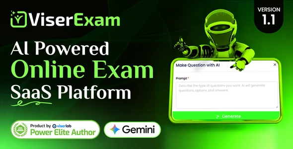 ViserExam – AI Powered Online Exam SaaS Platform