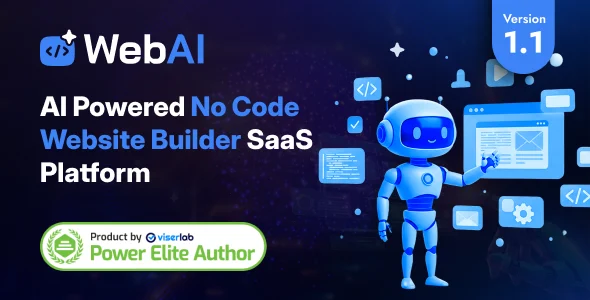WebAI – AI Powered No Code Website Builder SaaS Platform