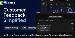 Votlie —Multi-Product Customer Feedback, Feature Voting & Roadmap for SaaS Businesses
