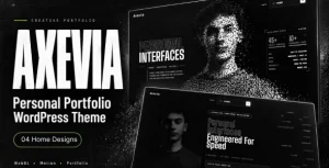 Axevia - Personal Portfolio WordPress Theme