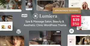 Lumiera - Beauty Salon & Aesthetic WordPress Theme