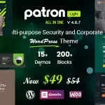 Patron - Security Company WordPress Theme