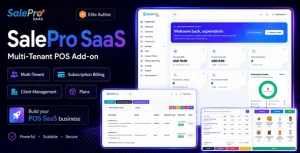 POS SaaS Add-on for SalePro - Multi-Tenant Inventory & Billing Module